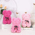 23cm Rose Bear in Box Artificial Rose Flower Bear, Gift for Valentines Day, Wedding, Mothers Day and Anniversary (RED)