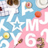8inch Alphabet Cake Stencils Letter Stencil A-Z 26Pcs,0-9 Number Cake Templates 10Pcs with a Heart Mold, Five-Pointed Star for Birthday Wedding Anniversary?38pcs? (8in)