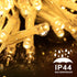 LED String Lights Outdoor, Elegear Long Strand 328FT 500 LEDs Valentine String Lights, Waterproof 8 Modes Indoor Outdoor Decorative String Lights for Parties Wedding Valentine's Decoration, Warm White