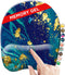 French KOKO Mouse Pad with Wrist Support, Cute & Ergonomic Mousepad Gel Support Desktop Padded Wrist Rest Memory Foam for Easy Mouse Movement Used for Computer, Laptop, Home, Office, School