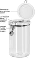 Oggi Food Storage Container, 59-Ounce, Clear