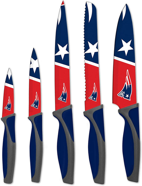 sportsvault NFL New England Patriots Kitchen Knives