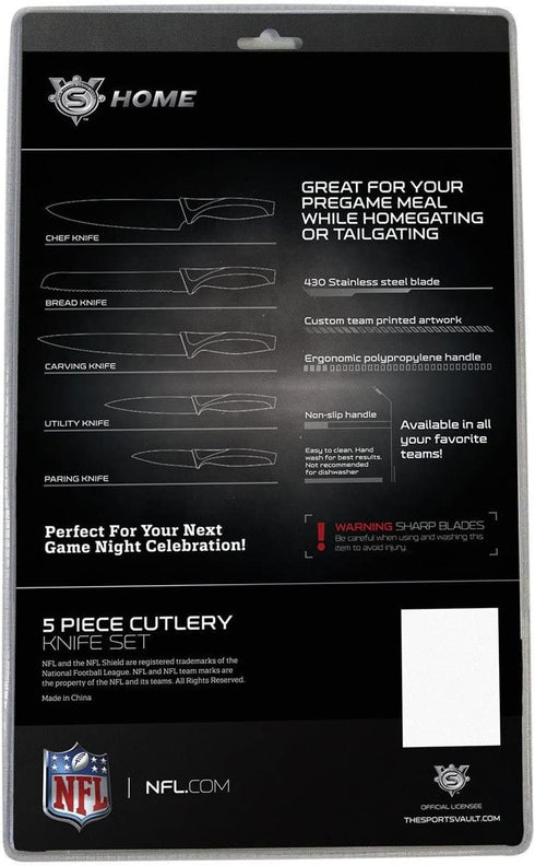 sportsvault NFL New England Patriots Kitchen Knives