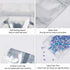 100 PCS Resealable Mylar Bags Stand Up Foil Bags (5.9 x 8.7Inches)