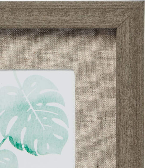 Amazon Basics Gallery Wall Frame - 6" x 8" Frame For 4" x 6" Photo Display, Barnwood (3-Pack)