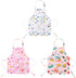 Spornic 3 Pack Adjustable Kids Apron Kitchen Aprons for Boys Girls for Cooking Baking Party and Gardening