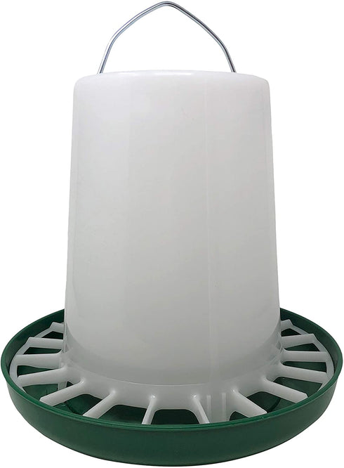 Harris Farms Free Range Hanging Poultry Feeder | Twist Lock Base | 10 Pound