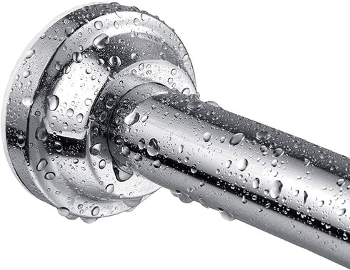 HBlife Shower Curtain Rods 26-41 inches, Never Rust Non-Slip Spring Tension Curtain Rod No Drilling Stainless Steel Curtain Rod Use Bathroom Kitchen