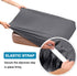 High Stretch Seat Cushion Cover Sofa Cushion Furniture Protector for Sofa Seat Sofa Slipcover Sofa Cover Soft Flexibility with Elastic Bottom (2 Pieces Medium Cushion Covers, Charcoal Gray)