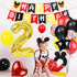 Danirora Mickey Oh Twodles Party Decorations, Mickey Mouse 2nd Birthday Party Packs for Kids Mickey Balloons Mickey Banner