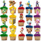 38 Decorations for Mario Cupcake Toppers Set Birthday Cake Party Supplies Decor