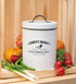 Amici Home, , Farmers Market Metal Storage Canister, 76 oz, White