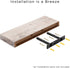 Sorbus Floating Shelf Set ” Rustic Wood Hanging Rectangle Wall Shelves ” Perfect for Home Décor, Trophy Display, Photo Frames, and More (2-Pack, Grey)