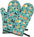 Dog Oven Mitts for Kitchen Oven Mitt Set of 2, Funny Kitchen Gadgets Paw Oven Mitts Cooking Non-Slip Insulated Kitchen Heat and Water Resistant Gloves Reusable Kitchen Items