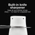Proctor Silex Power Electric Automatic Can Opener with Knife Sharpener, Twist-off Easy-Clean Lever, Cord Storage, White (75224PS)