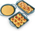 Silicone Bakeware Set- Silicone Baking Pans - Silicone Muffin Donut Molds To encounter Non-Stick Silicone Baking Molds with Metal Reinforced Frame More Strength?3 Pack?