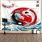 Japanese Tapestry Ocean Wave Tapestry Yin Yang Tapestry Koi Fish Tapestry Wall Hanging Tapestries Decorative for Wall Art Home Dorm Room Decor