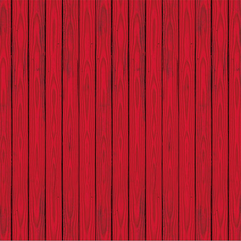 Red Barn Siding Backdrop Party Accessory (1 count) (1/Pkg)