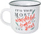 Sweet Water Decor Christmas Coffee Mug | Rustic 16oz Ceramic Campfire Style Coffee Cup Microwave & Dishwasher Safe | Festive Seasonal Holiday Mug for Women (It's the Most Wonderful Time of the Year)