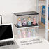 Acrylic Clear Display Case with Black Lid and Black Base, Clear Dustproof Protection Showcase, Display Box Storage Holder for Doll Toy Collectibles ( 11.8 X 6.3 X 6.3 INCH )