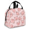 Cute Pigs Lunch Bag for Women Insulated Lunch Box with Front Pocket for Work Reusable Cooler Tote Bag for Office School Picnic Hiking Beach