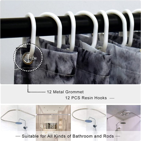 DESIHOM King Shower Curtain Black Art Shower Curtain Mens African American Shower Curtain Inspirational Black People Shower Curtain Polyester 72x72 Inch