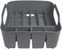 Umbra Tub Dish Drying Rack Lightweight Self-Draining Dish Rack for Kitchen Sink and Counter at Home, RV or Motorhome, Charcoal