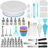 Kootek 178 Pcs Cake Decorating Kit Supplies with Cake Turntable Numbered Piping Tips E-book Guide Pastry Bags Frosting Spatula Icing Smoother Decoration Pen Cake Paint Brush Silicone Baking Cups