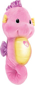 Fisher-Price Soothe & Glow Seahorse, Pink, Plush Toy with Music, Ocean Sounds and Lights for Baby