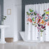 Butterfly Fabric Shower Curtain for Bathroom, 72 x72 inch Machine Washable Shower Curtains with 12 Hooks, Waterproof Hotel Quality Weighted Hem Bath Decorations Curtain Set for Bathroom D©cor