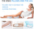Leg & Knee Foam Support Pillow Side Sleeper Pillow Leg Pillows for Sleeping Soothing Pain Relief for Sciatica, Back, Hips, Knees, Joints & Pregnancy Removable and Washable Cover