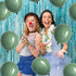 Sage Green Balloons,3 Different Sizes 77 Pack Green Balloons 12 Inch,5 Inch,10 Inch Eucalyptus Olive Green Balloons for Bridal Shower Baby Shower Birthday Wedding