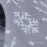 S-DEAL Grey White Snow Pattern 21 Inches Christmas Stocking Double Layers Gift Holders Xmas Holiday Party Mantel Decoration