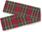 SUABO Table Runner Christmas Red and Green Tartan Plaid Striped Pattern Non-Slip Heat Resistant Modern Table Runners for Dinner Holiday Party Wedding Decoration 13 x 90 Inch