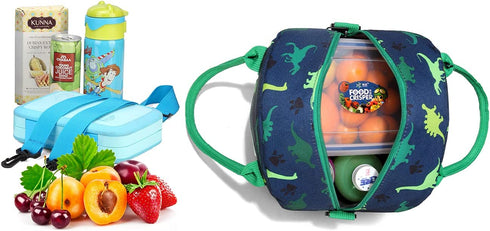 Lunch Box Bag for Kids,VASCHY Insulated Lightweight Lunch Box Tote for Toddler Boys and Girls School Daycare Kindergarten Dinosaur
