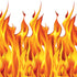 Beistle Plastic Flame Photo Backdrop Burning Fire Photography Background, 4' x 30', Yellow/Orange/Red