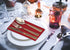 Ruvanti Kitchen Cloth Napkins 12 Pack 18 X 18 Inch Dinner Napkins Soft, Comfortable, Reusable Napkins, Durable Linen Napkins, Perfect Table Napkins, Burgundy Napkins for Dinners, Parties & Wedding.