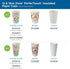 Dixie Hot Cups, Paper, 12oz, Coffee Dreams Design, 50/Pack