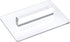 Lacupella Fondant Smoother Tool With Handle Clear Acrylic Transparent Easy Glide For Gum Paste Smoothing (Rectangle Tip)