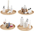Lazy Susan All-Natural Bamboo Round Single Tier Turntable Kitchen, Pantry and Vanity Organizer and Display with 14 Inch Diameter by Classic Cuisine