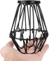 Licperron Black Industrial Vintage Style Light Cage for Pendant Lights, Antique Lamp Holders, Lamp Guard, Adjustable Lamp Cage, 4 Pack