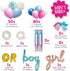 Nappy Times Baby Gender Reveal Party Supplies 2x Pink OR 2x Blue Fillable Gender Reveal Confetti Cannon | Easy to Set Up Gender Reveal Decorations with Pink and Blue Gender Reveal Balloons