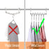 GEFTOL Metal Space Saving Hangers 12 Slots New Version Hanger Magic Cascading Hanger Closet Wardrobe Clothes Organizer(12 Pack)