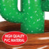 Inflatable Cactus Cooler and Drink Holder - Novelty Party Supplies, Holds Up to 24 -12 Ounce Cans, 1 Count