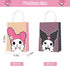 16pcs Kuromi Party Favor Bags, Cute My Melody Theme Birthday Paper Gift Bags with Handles for Kids Child Kuromi Party Decorations Goody Treat Candy Bags