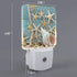 Beach Seashells Starfish Plug in LED Night Light Automatic Dusk to Dawn Sensor Wall Decorative for Bright Bathroom Bedroom Kids Room Hallway