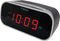 Timex T121B Alarm Clock with 0.7-Inch Red Display (Black)