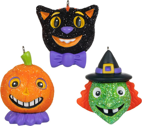 Hallmark Keepsake Halloween Ornaments 2021, Mini Vintage Halloween Cuties, Set of 3