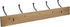 Amazon Basics Wall-Mounted Farmhouse Coat Rack, 5 Standard Hooks, Barnwood