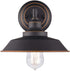 Westinghouse Lighting 6344800 One-Light Indoor, Oil Rubbed Bronze Finish with Highlights Iron Hill Wall Fixture, 1 Sconce, Black
